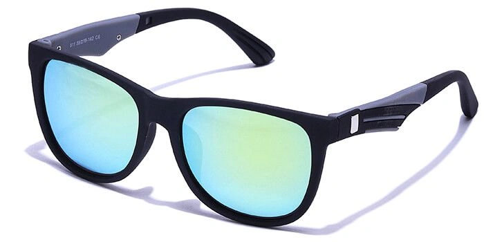 JRS by Coolwinks S67A6353 Multicolor Mirror Retro Square Sunglasses for Men and Women-MULTICOLOR-1