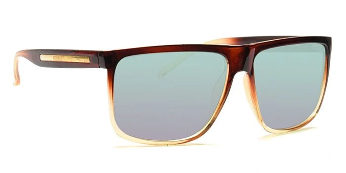 JRS by Coolwinks S67B6363 Multicolor Mirror Retro Square Sunglasses for Men and Women-MULTICOLOR-2