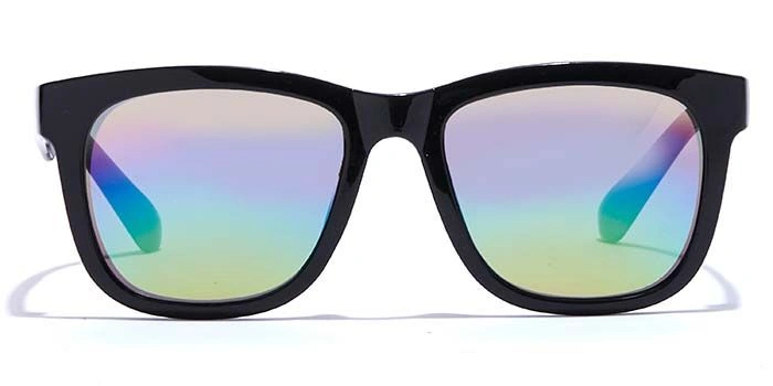 JRS by Coolwinks S67B6389 MultiColor Mirror Retro Square Sunglasses for Men and Women-