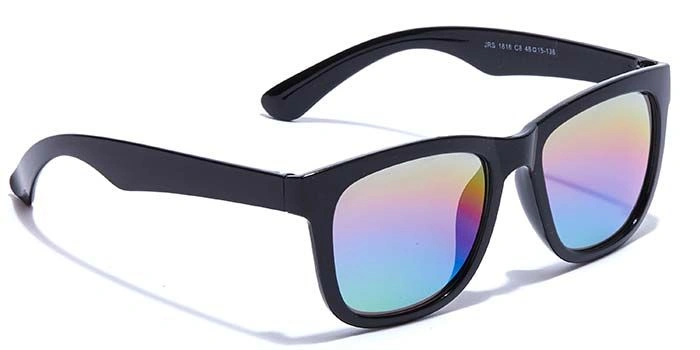 JRS by Coolwinks S67B6389 MultiColor Mirror Retro Square Sunglasses for Men and Women-MULTICOLOR-2