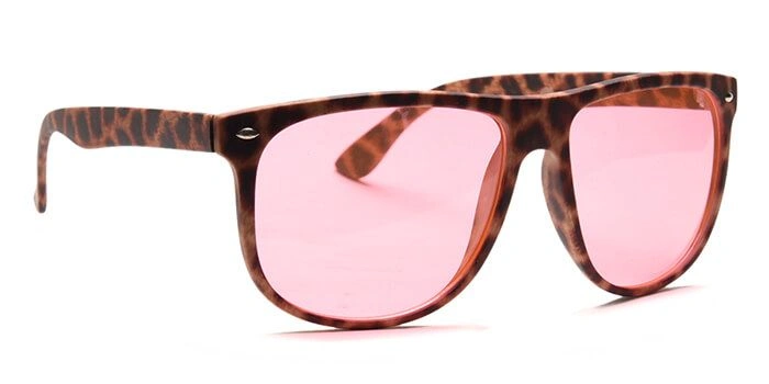 JRS by Coolwinks S23A6370 Pink Mirror Retro Square Sunglasses for Men and Women-MULTICOLOR-2