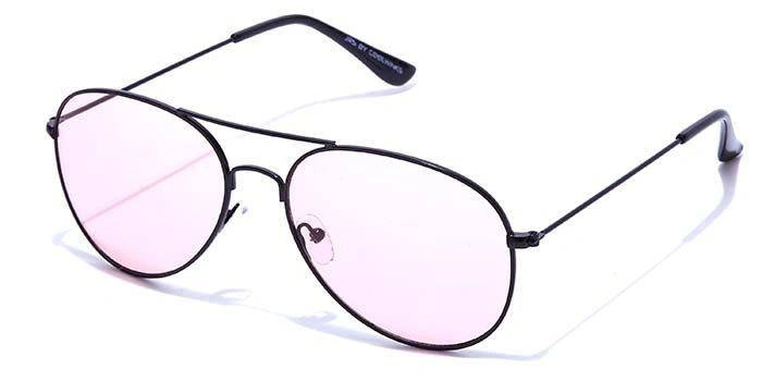 JRS by Coolwinks S23A6040 Pink Tinted Pilot Sunglasses for Women-PINK-1