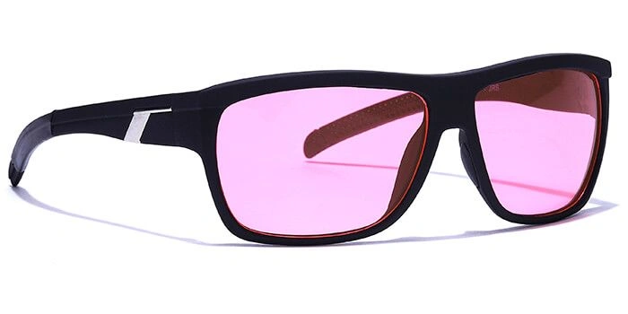 JRS by Coolwinks S23A6351 Pink Tinted Retro Square Sunglasses for Men and Women-PINK-2