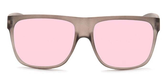 JRS by Coolwinks S23B6366 Pink Tinted Retro Square Sunglasses for Men and Women-