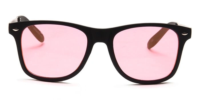 JRS by Coolwinks S23B6374 Pink Tinted Retro Square Sunglasses for Men and Women-