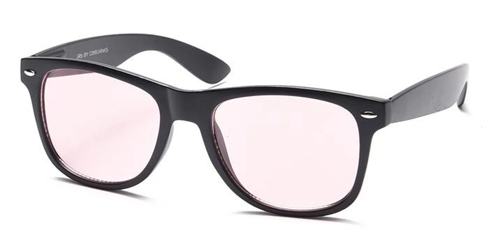 JRS by Coolwinks S23A5794 Pink Tinted Retro Square Sunglasses for Men and Women-PINK-1