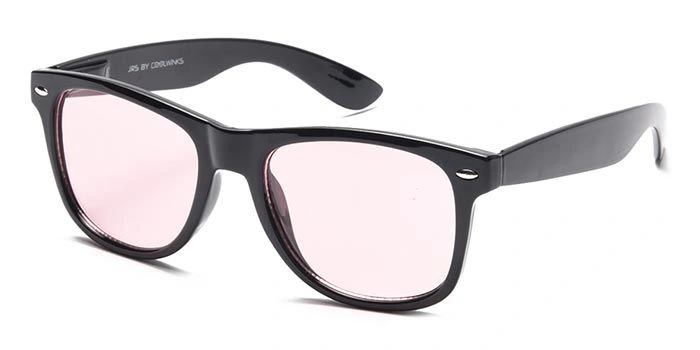 JRS by Coolwinks S23B5794 Pink Tinted Retro Square Sunglasses for Men and Women-PINK-1