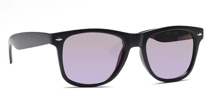 JRS by Coolwinks S17A5801 Purple Flash Retro Square Sunglasses for Men and Women-PURPLE-2