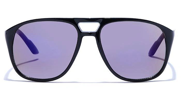 JRS by Coolwinks S17A5837 Purple Flash Retro Square Sunglasses for Men and Women-