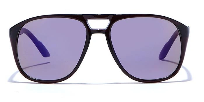 JRS by Coolwinks S17C5837 Purple Flash Retro Square Sunglasses for Men and Women-