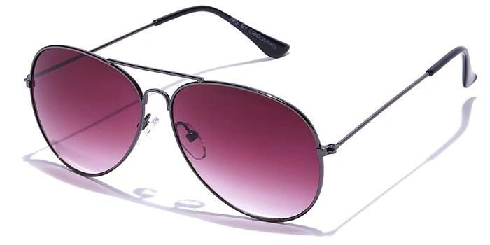 JRS by Coolwinks S17C5895 Purple Gradient Pilot Sunglasses for Men and Women-PURPLE-1