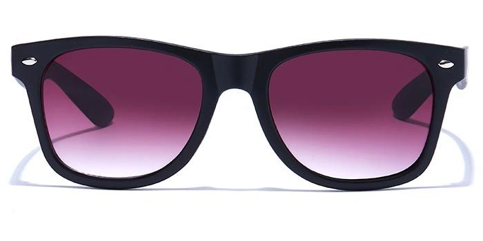 JRS by Coolwinks S17B5853 Purple Gradient Retro Square Sunglasses for Men and Women-