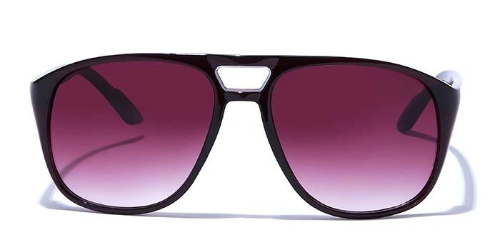 JRS by Coolwinks S17C5832 Purple Gradient Retro Square Sunglasses for Men and Women-