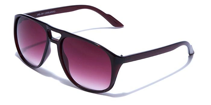 JRS by Coolwinks S17C5832 Purple Gradient Retro Square Sunglasses for Men and Women-PURPLE-1