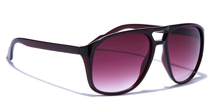 JRS by Coolwinks S17C5832 Purple Gradient Retro Square Sunglasses for Men and Women-PURPLE-2