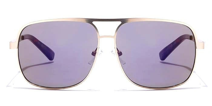 JRS by Coolwinks S17B5661 Purple Mirror Retro Square Sunglasses for Men and Women-