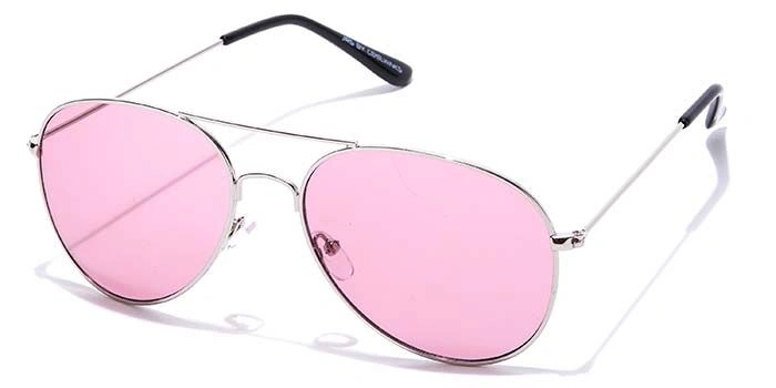 JRS by Coolwinks S17B6039 Purple Tinted Pilot Sunglasses for Women-PURPLE-1