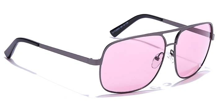 JRS by Coolwinks S17C5653 Purple Tinted Retro Square Sunglasses for Men and Women-PURPLE-2