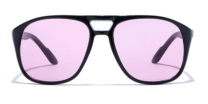 JRS by Coolwinks S17A5829 Purple Tinted Retro Square Sunglasses for Men and Women-