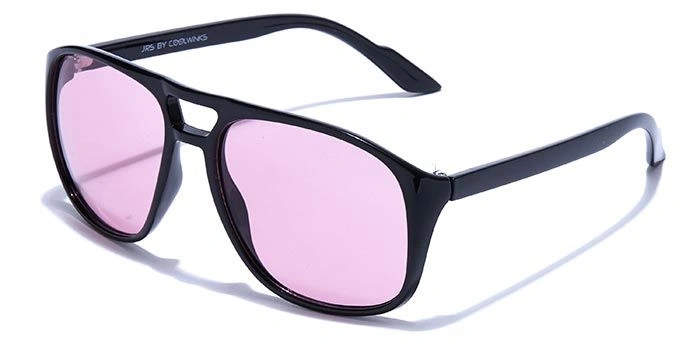 JRS by Coolwinks S17A5829 Purple Tinted Retro Square Sunglasses for Men and Women-PURPLE-1