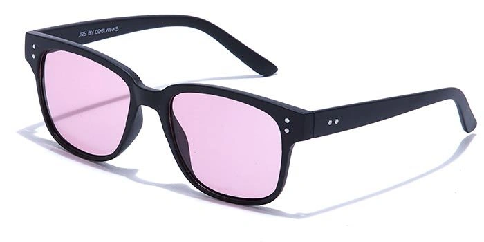 JRS by Coolwinks S17B5871 Purple Tinted Retro Square Sunglasses for Men and Women-PURPLE-1