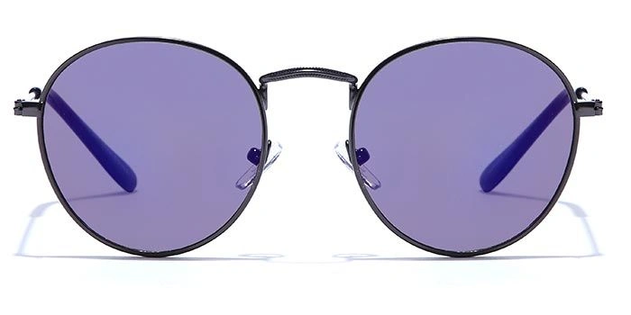 JRS by Coolwinks S17C5759 Purple Tinted Round Sunglasses for Men and Women-