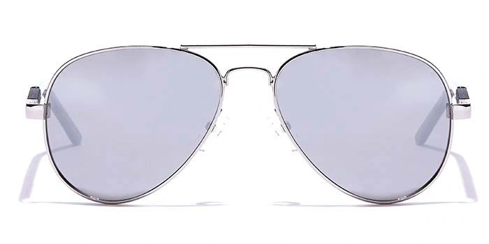 JRS by Coolwinks S10B5980 Silver Mirror Pilot Sunglasses for Men and Women-