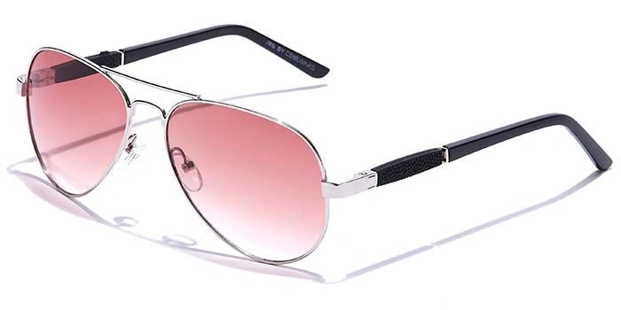 JRS by Coolwinks S33B5971 Wine Gradient Pilot Sunglasses for Men and Women-WINE-1