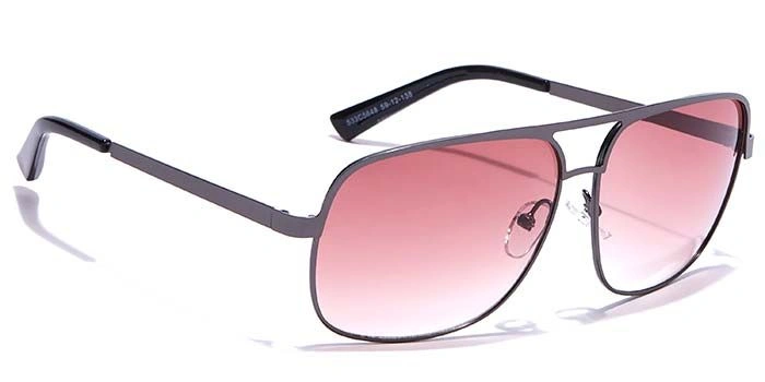 JRS by Coolwinks S33C5648 Wine Gradient Retro Square Sunglasses for Men and Women-WINE-2