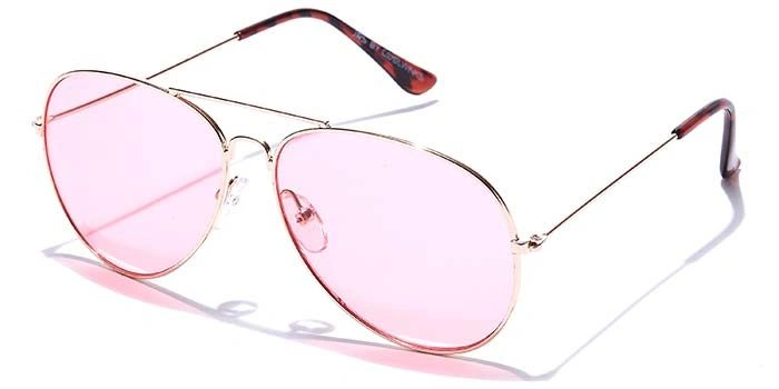 JRS by Coolwinks S33A5891 Wine Tinted Pilot Sunglasses for Men and Women-WINE-1