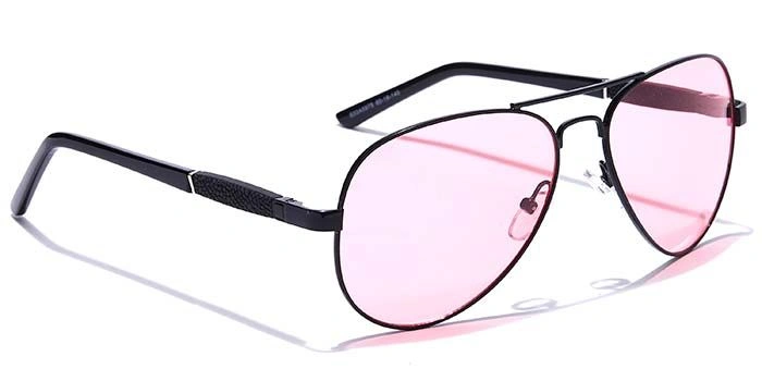 JRS by Coolwinks S33A5975 Wine Tinted Pilot Sunglasses for Men and Women-WINE-2