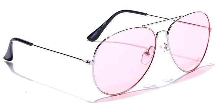 JRS by Coolwinks S33B5891 Wine Tinted Pilot Sunglasses for Men and Women-WINE-2