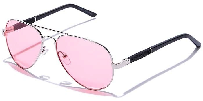 JRS by Coolwinks S33B5975 Wine Tinted Pilot Sunglasses for Men and Women-WINE-1