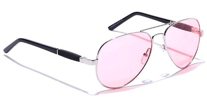 JRS by Coolwinks S33B5975 Wine Tinted Pilot Sunglasses for Men and Women-WINE-2