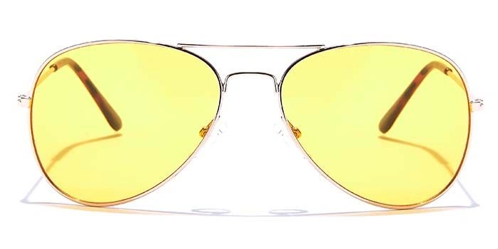 JRS by Coolwinks S59A6016 Yellow Tinted Pilot Sunglasses for Men and Women-