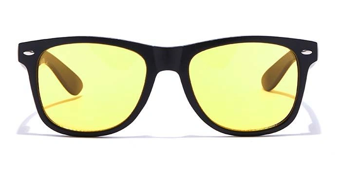 JRS by Coolwinks S59A5791 Yellow Tinted Retro Square Sunglasses for Men and Women-