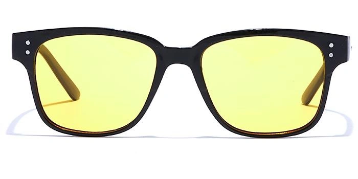 JRS by Coolwinks S59A5869 Yellow Tinted Retro Square Sunglasses for Men and Women-