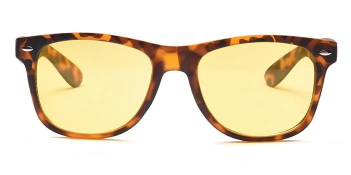 JRS by Coolwinks S59C5791 Yellow Tinted Retro Square Sunglasses for Men and Women-