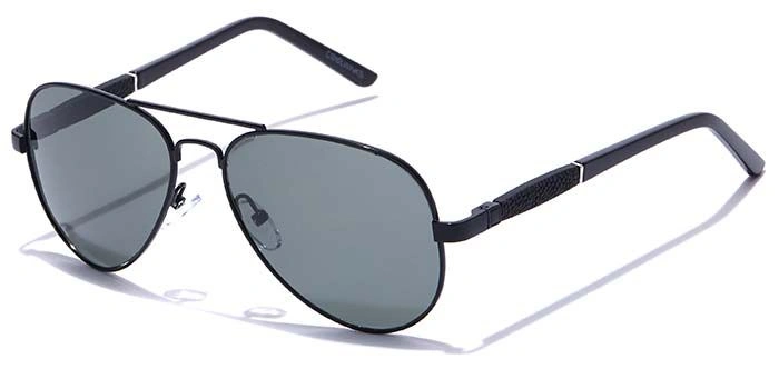 ELITE by Coolwinks S16A5374 Black Tinted Pilot Sunglasses for Men and Women-BLACK-1