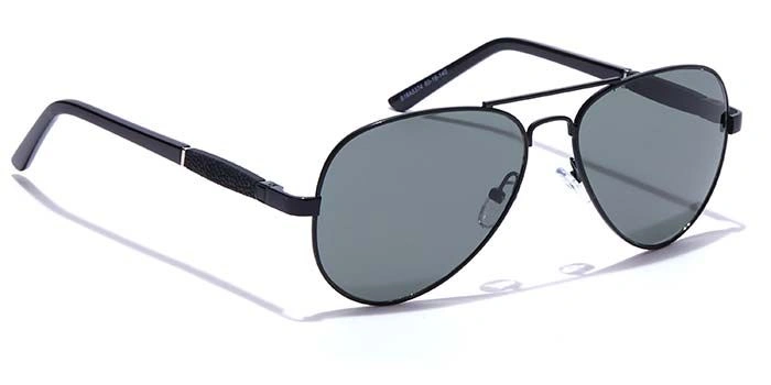 ELITE by Coolwinks S16A5374 Black Tinted Pilot Sunglasses for Men and Women-BLACK-2