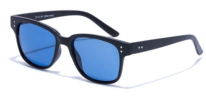 ELITE by Coolwinks S20B5525 Blue Polarized Retro Square Sunglasses for Men and Women-BLUE-1