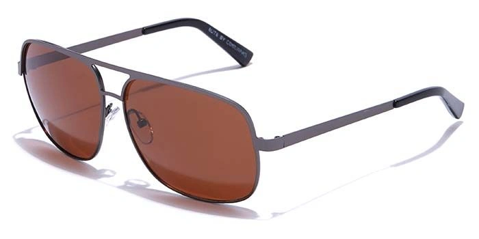 ELITE by Coolwinks S15C5399 Brown Polarized Wraparound Sunglasses for Men and Women-BROWN-1