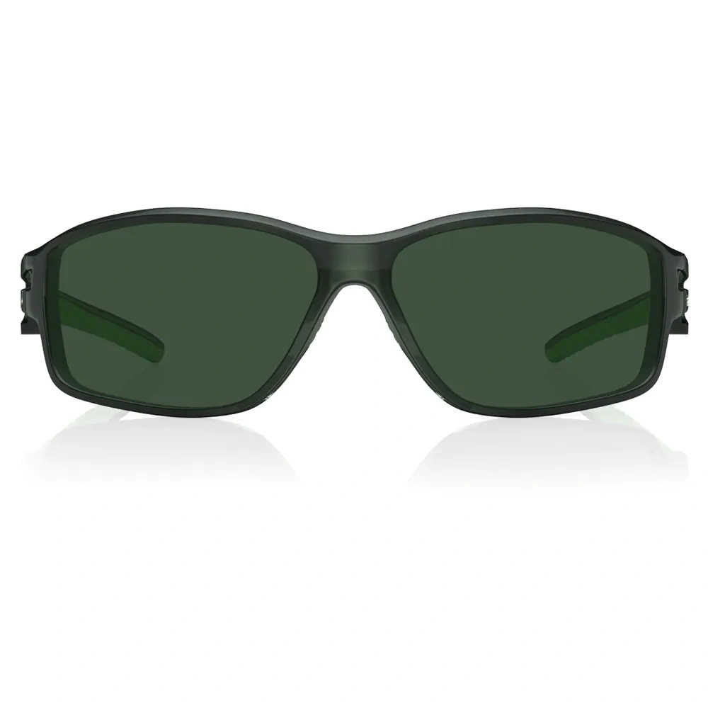 Sporty Matt Green Non Gradient Sunglasses for Guys-