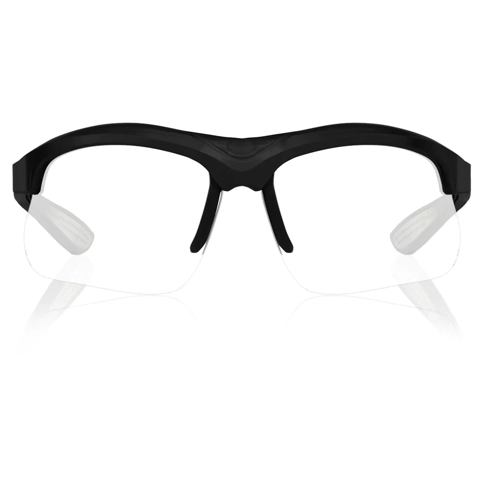 Sporty Matt White Non Gradient Sunglasses for Guys-