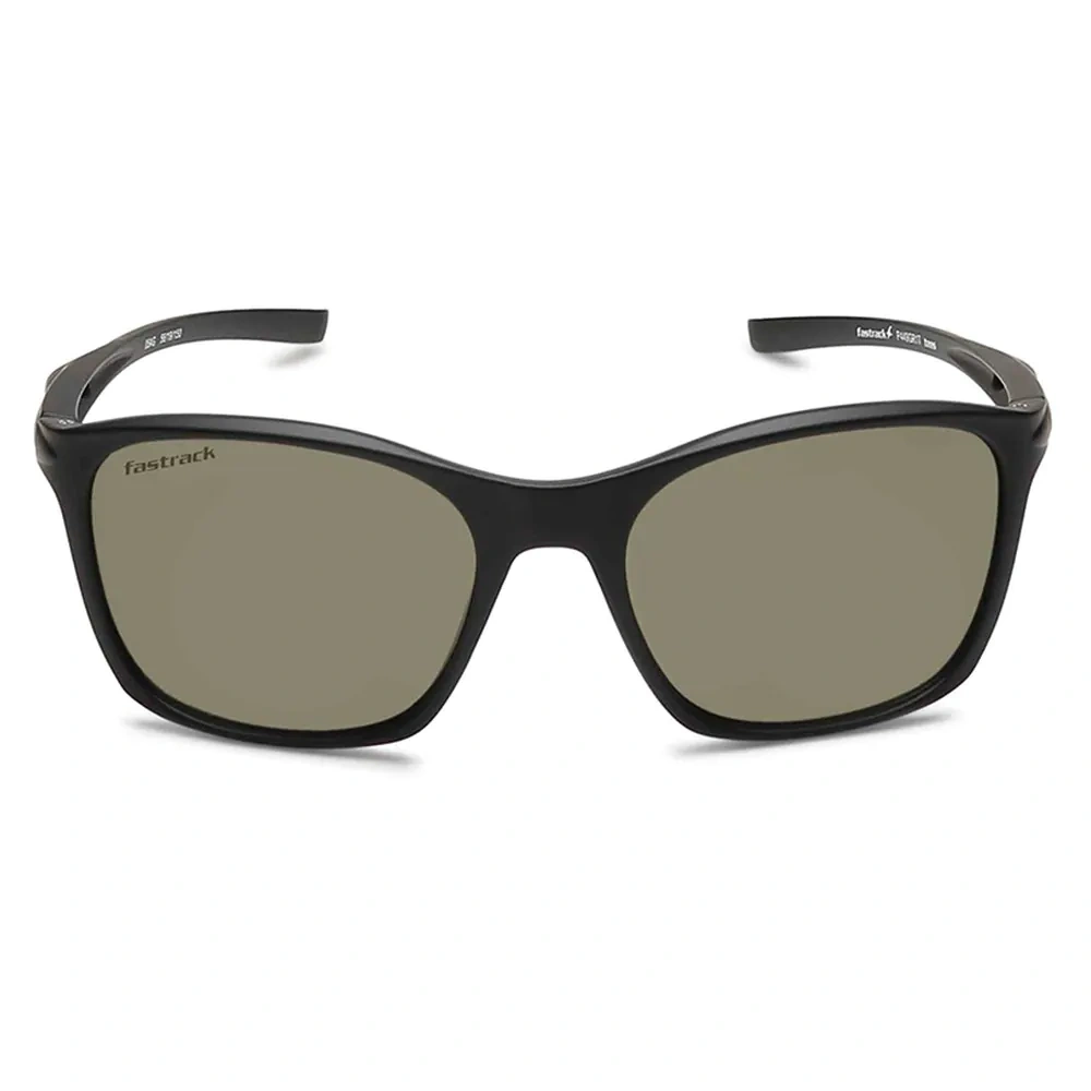 Green Rimmed Square Sunglasses-