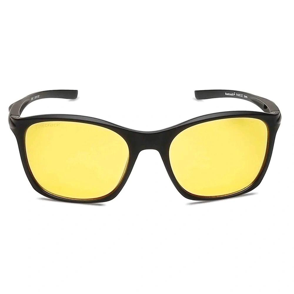 Yellow Rimmed Square Sunglasses-