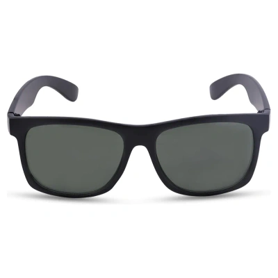 Green Rimmed Square Sunglasses for Guys