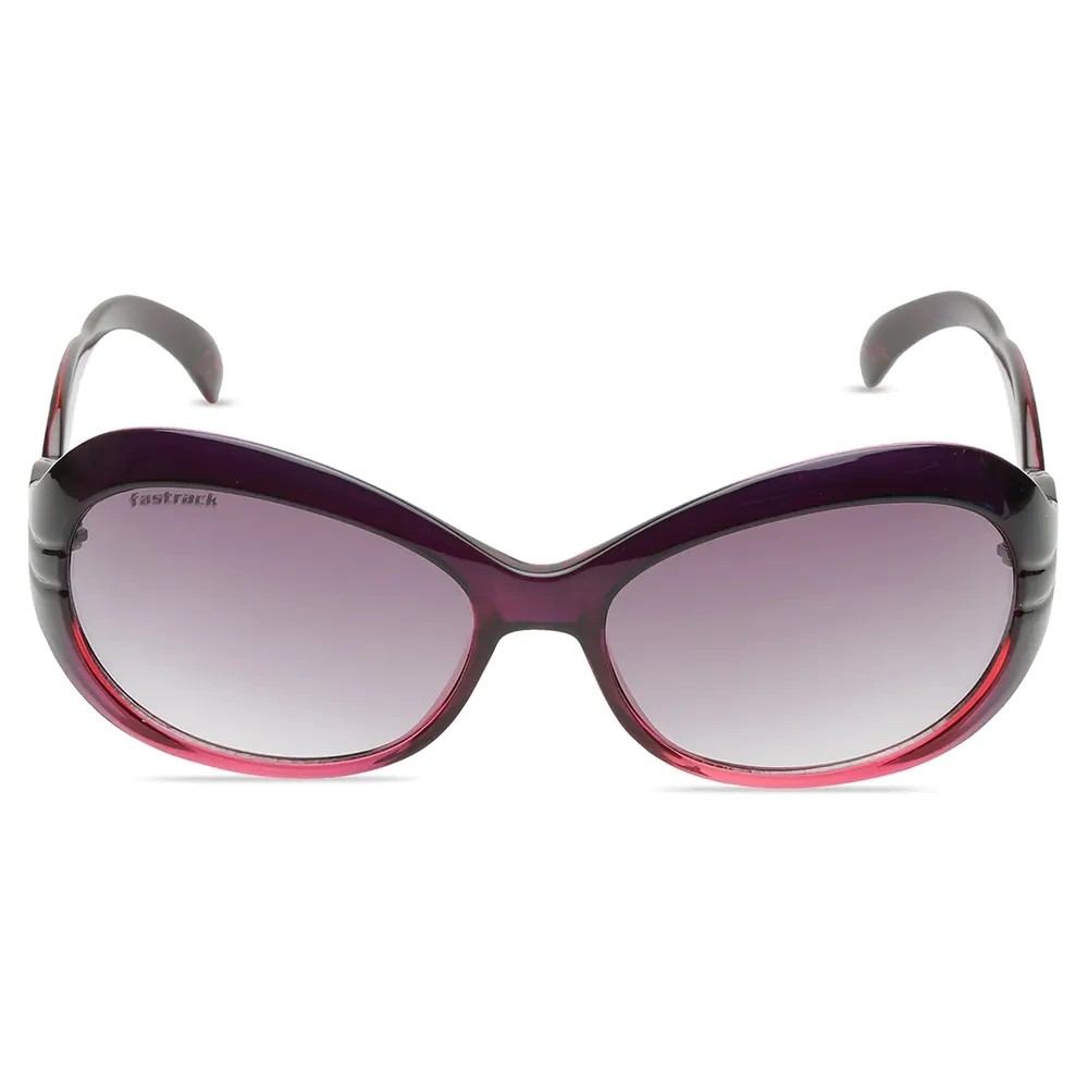 Oval Shiny Pink 100% UV Protected Sunglasses for Girls-