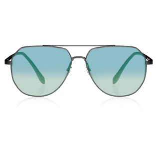 Matt Blue Gradient Sunglasses for Guys