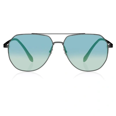 Matt Blue Gradient Sunglasses for Guys